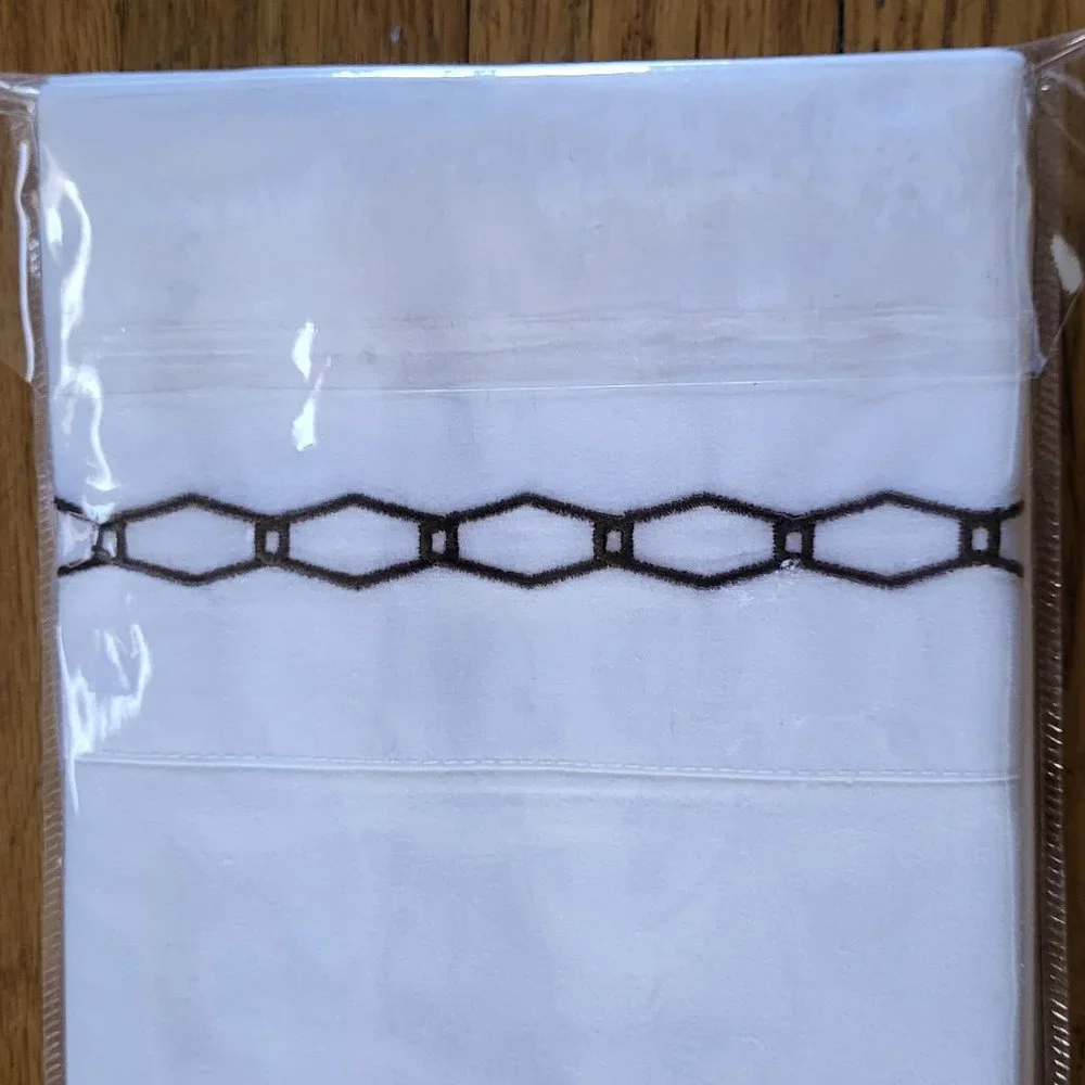 Vtg West Elm Standard Pillowcases - set of 2 - NWT
